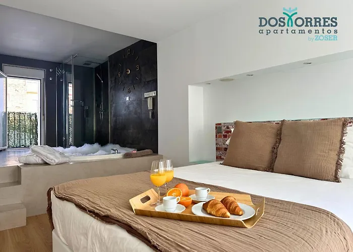 Appartement Dos Torres édoras Con Jacuzzi Privado Y Parking Gratuito En El Centro *